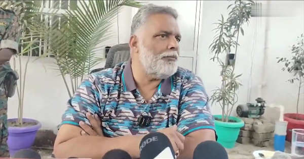 पप्पू यादव का बिहार की कानून व्यवस्था पर हमला बोला