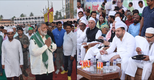 तेजस्वी यादव और पप्पू यादव की इफ्तार पार्टी