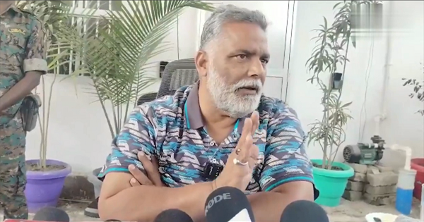 पप्पू यादव का बिहार की कानून व्यवस्था पर हमला बोला