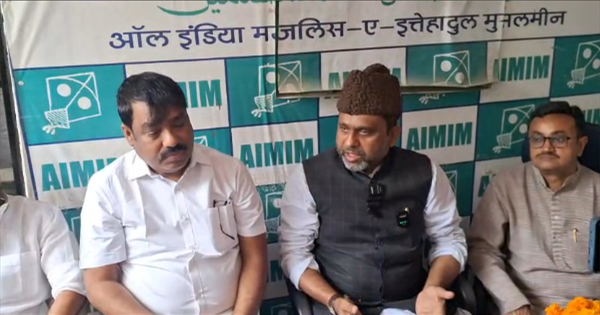 तौसीफ आलम का एआईएमआईएम में शामिल होने पर जोरदार स्वागत