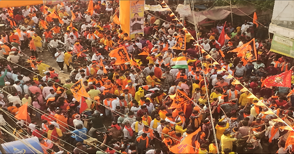 पूर्णिया में रामनवमी की भव्य शोभायात्रा
