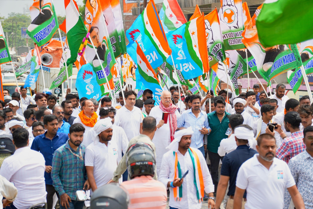 कटिहार में कांग्रेस की पलायन रोको यात्रा