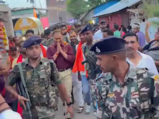 पूर्णिया ने भावुक विदाई दी एसपी कार्तिकेय शर्मा को