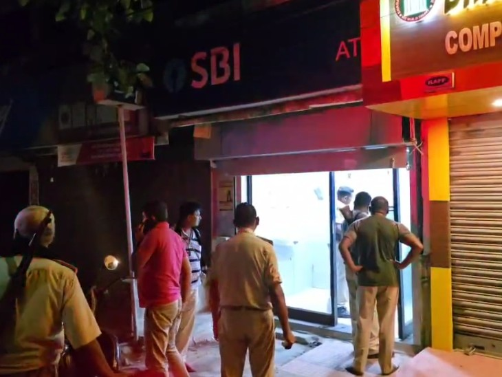 एसपी ऑफिस से महज 300 मीटर दूर SBI ATM काटने की कोशिश