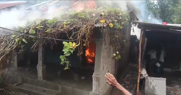 पूर्णिया के अमौर प्रखंड में भीषण अग्निकांड: चार घर जलकर राख