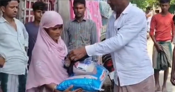 पूर्णिया के अमौर प्रखंड में भीषण अग्निकांड: चार घर जलकर राख