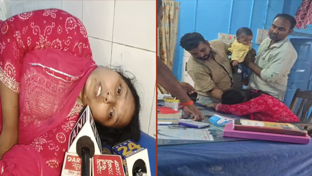 अररिया में विवाहिता को ससुराल वालों ने बेरहमी से पीटा