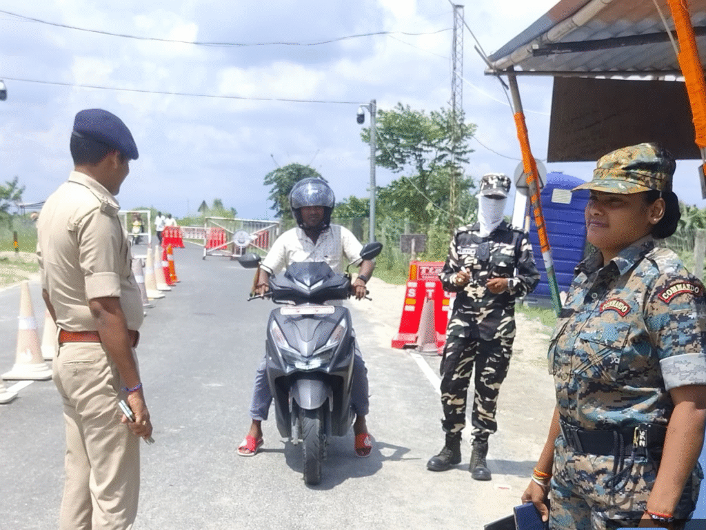 किशनगंज में चल रहा विशेष सुरक्षा अभियान