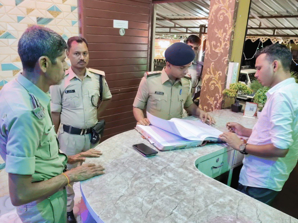 किशनगंज में चल रहा विशेष सुरक्षा अभियान