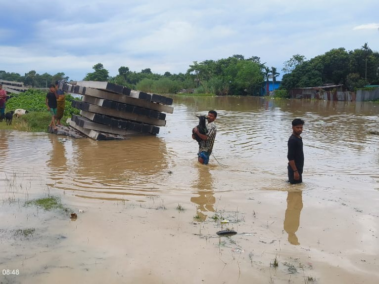 नेपाल में भारी बारिश से सीमांचल में बाढ़ का कहर