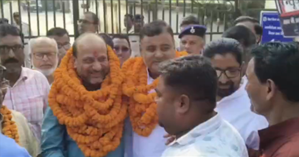 पूर्व विधायक गोपाल अग्रवाल ने JDU से दाखिल किया नामांकन