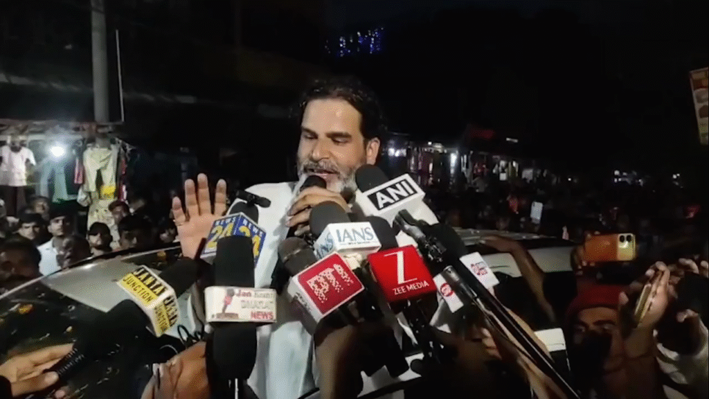 अररिया में प्रशांत किशोर का ओवैसी पर हमला