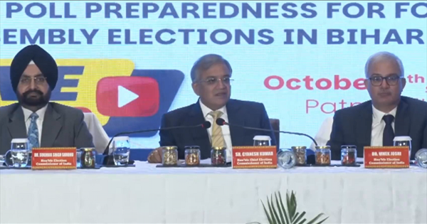 मुख्य चुनाव आयुक्त का बड़ा ऐलान: बिहार में SIR पूरी तरह सफल