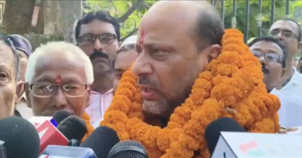 पूर्व विधायक गोपाल अग्रवाल ने JDU से दाखिल किया नामांकन