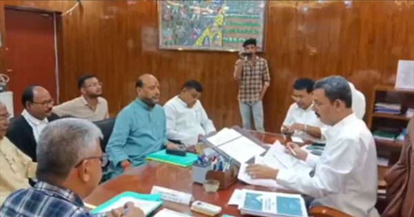 पूर्व विधायक गोपाल अग्रवाल ने JDU से दाखिल किया नामांकन