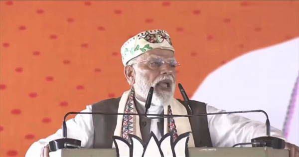 बेगूसराय में प्रधानमंत्री नरेंद्र मोदी की जनसभा