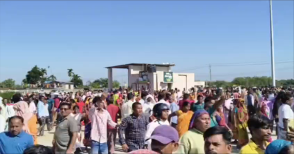 ठाकुरगंज में मुख्यमंत्री नीतीश कुमार की जनसभा