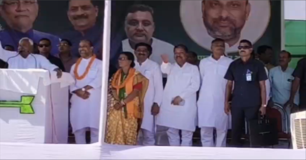 ठाकुरगंज में मुख्यमंत्री नीतीश कुमार की जनसभा