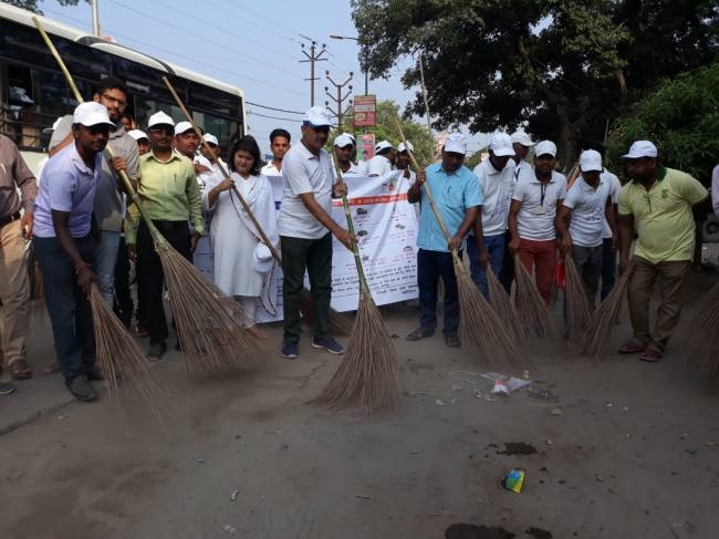 कटिहार के डहेरिया पंचायत में स्वच्छ भारत अभियान