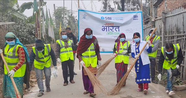 कटिहार के डहेरिया पंचायत में स्वच्छ भारत अभियान