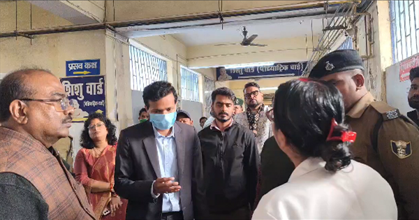 औचक निरीक्षण में उजागर हुई सदर अस्पताल की बदहाली