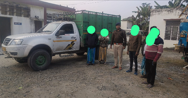 कोचाधामन में मवेशी तस्करी का भंडाफोड़, 16 पशु मुक्त