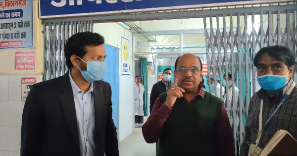 औचक निरीक्षण में उजागर हुई सदर अस्पताल की बदहाली