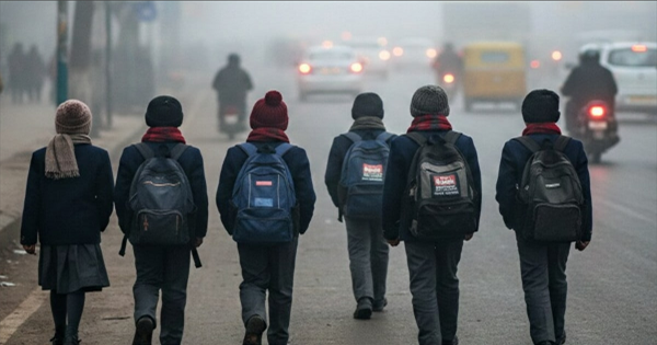 9 जनवरी तक कक्षा 8 तक के सभी स्कूल बंद