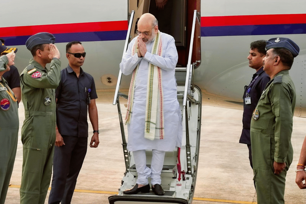 किशनगंज दौरे पर अमित शाह, भारत-नेपाल सीमा सुरक्षा की समीक्षा