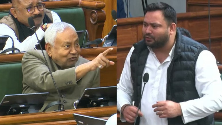 बिहार विधानसभा में सियासी संग्राम: नीतीश कुमार और तेजस्वी यादव के बीच तीखी नोकझोंक, सदन में हंगामा