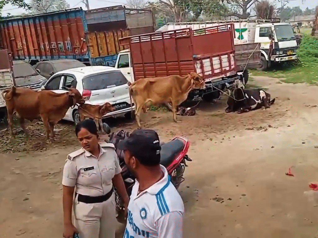 कटिहार में पशु तस्करी पर पुलिस की बड़ी कार्रवाई