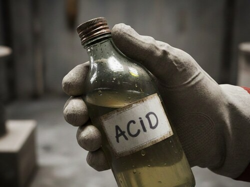 किशनगंज में आपसी विवाद में तेजाब फेंकने का मामला