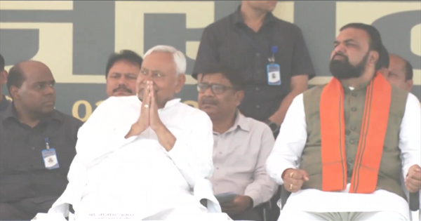 समृद्धि यात्रा में CM नीतीश का विपक्ष पर हमला