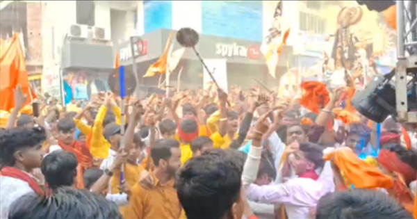 भक्तों ने “जय श्री राम” और “राम जन्मभूमि की जय” के उद्घोष से गूंजा शहर