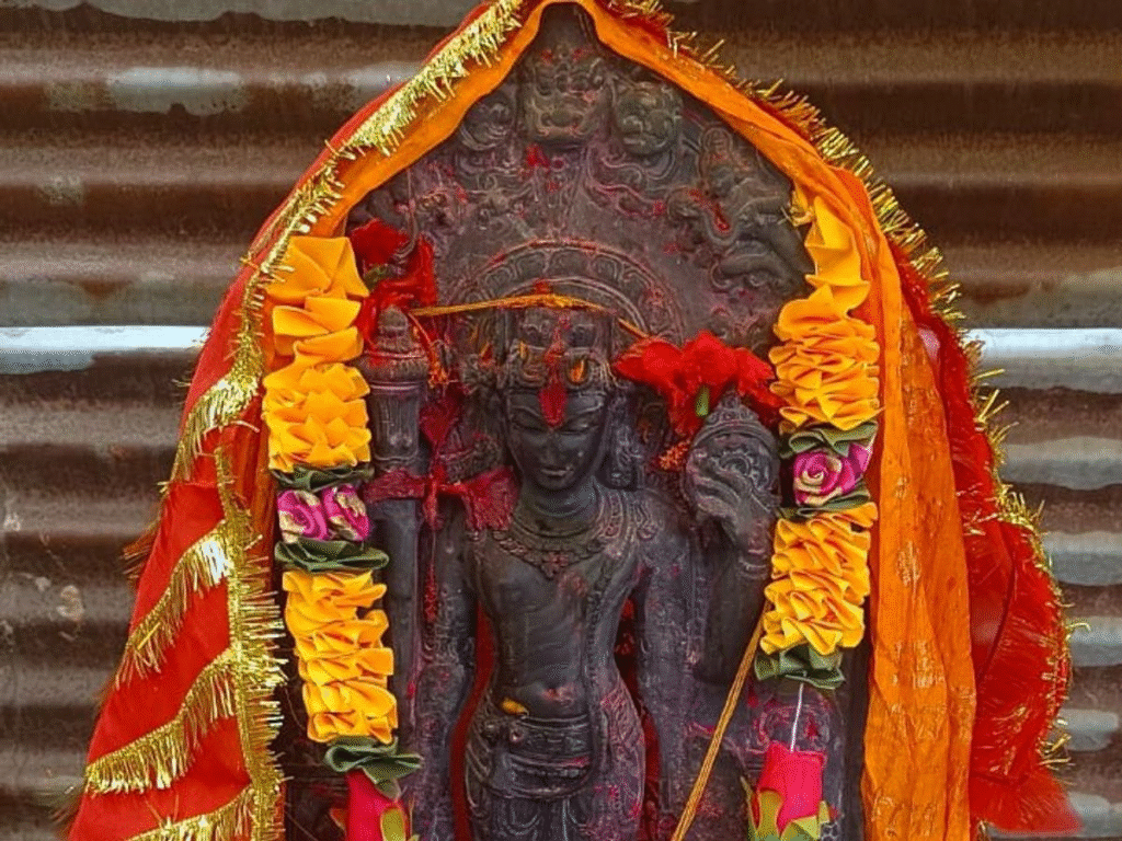 किशनगंज में खेत से मिली प्राचीन विष्णु प्रतिमा, ग्रामीणों में उत्सुकता और श्रद्धा का माहौल