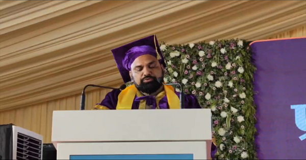 माता गुजरी यूनिवर्सिटी का पहला दीक्षांत समारोह