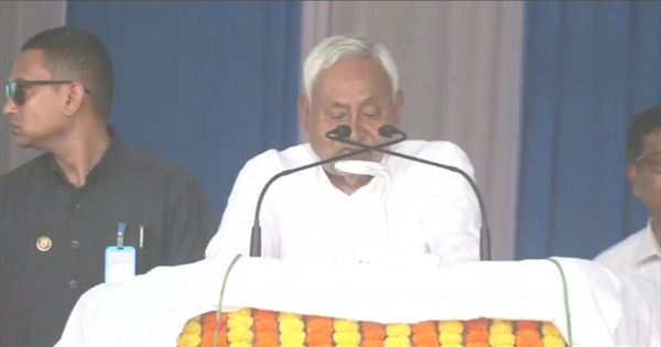 बेगूसराय में CM नीतीश कुमार की सुरक्षा में चूक