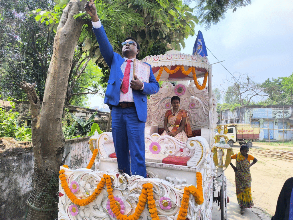 कटिहार में अंबेडकर जयंती पर भव्य शोभायात्रा