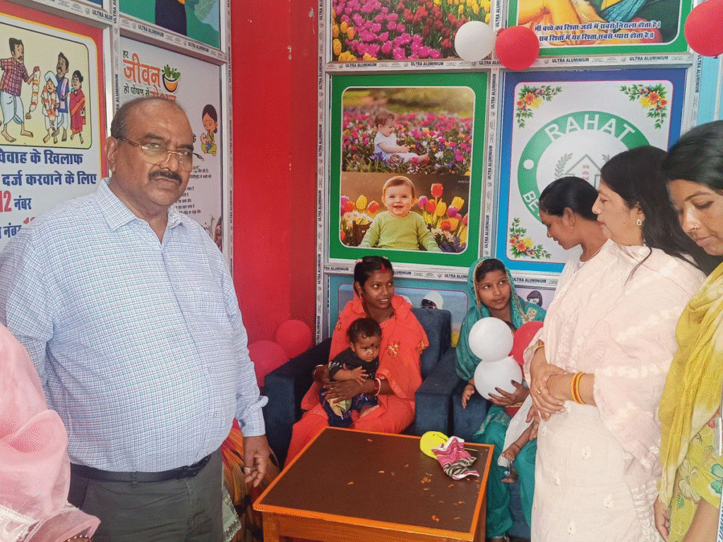 किशनगंज बस स्टैंड में पहला बेबी केयर रूम शुरू