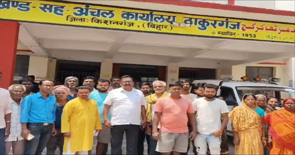 अशोक सम्राट भवन निर्माण से 40 परिवारों पर संकट