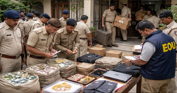 SHO अभिषेक रंजन के ठिकानों पर छापेमारी