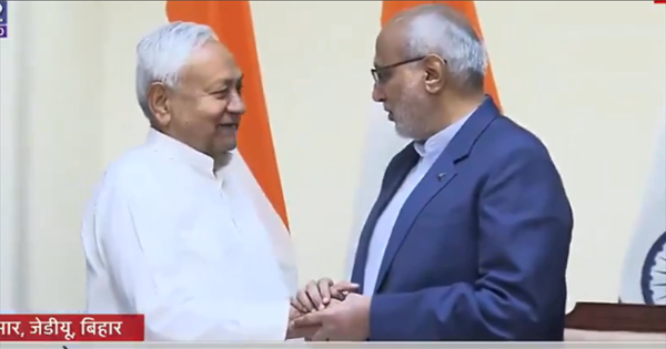 नीतीश कुमार ने ली राज्यसभा सांसद पद की शपथ