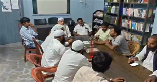 शेरशाहसावदी समाज का विरोध-प्रदर्शन