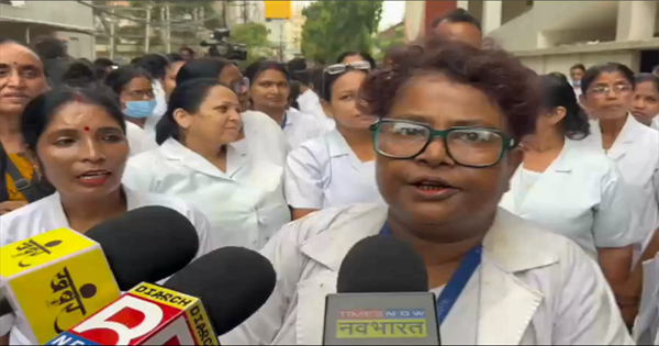 PMCH नर्सिंग स्टाफ हड़ताल