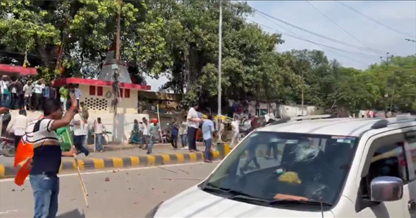 पटना राजनीतिक झड़प