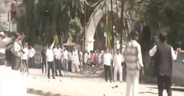 पटना राजनीतिक झड़प