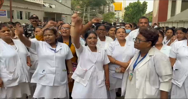 PMCH नर्सिंग स्टाफ हड़ताल