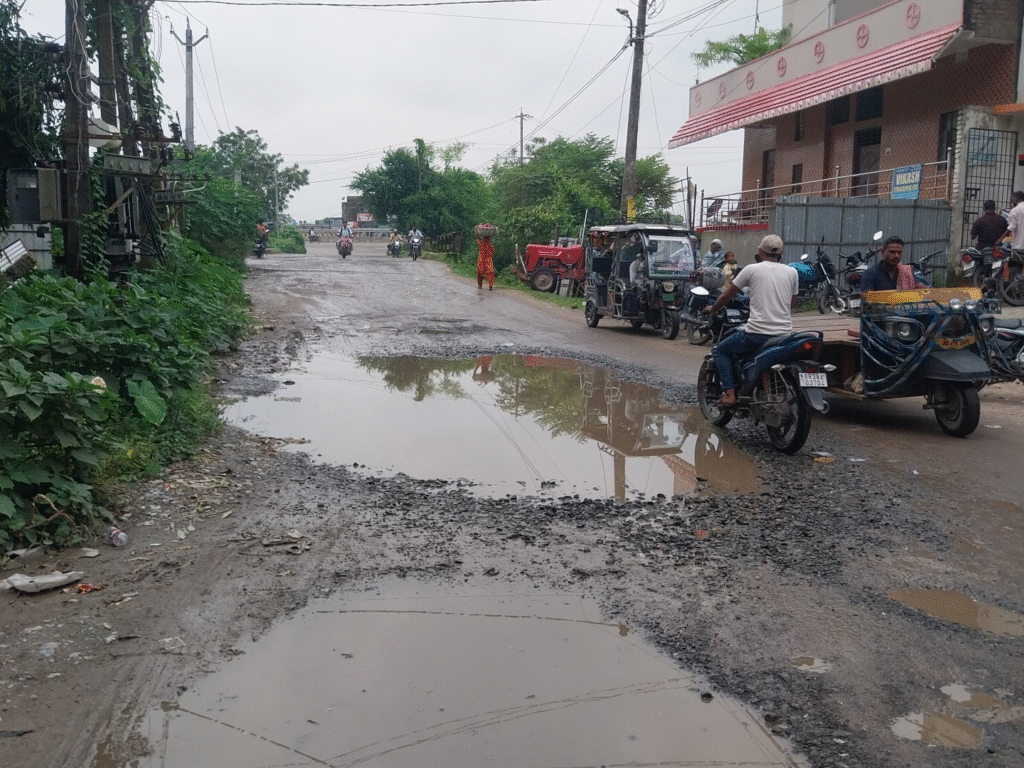 अररिया सड़क जलजमाव
